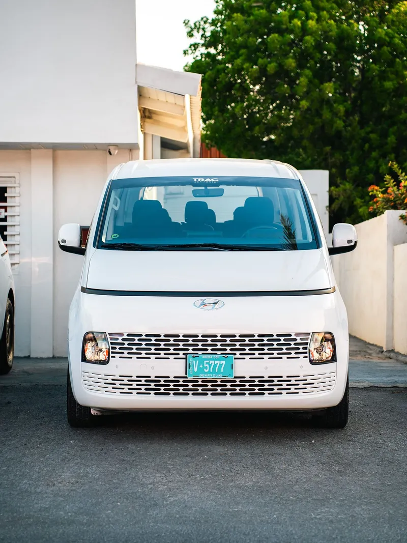 The front of TRAC's Hyundai Staria